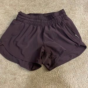 Dark purple lululemon shorts, size 4.